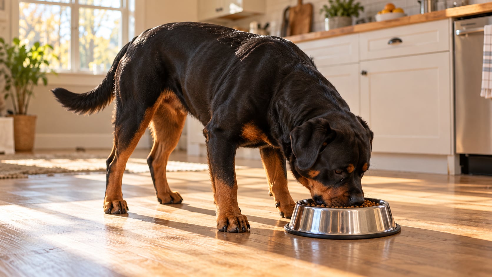 Hundefutter für Rottweiler: Das richtige Kraftfutter