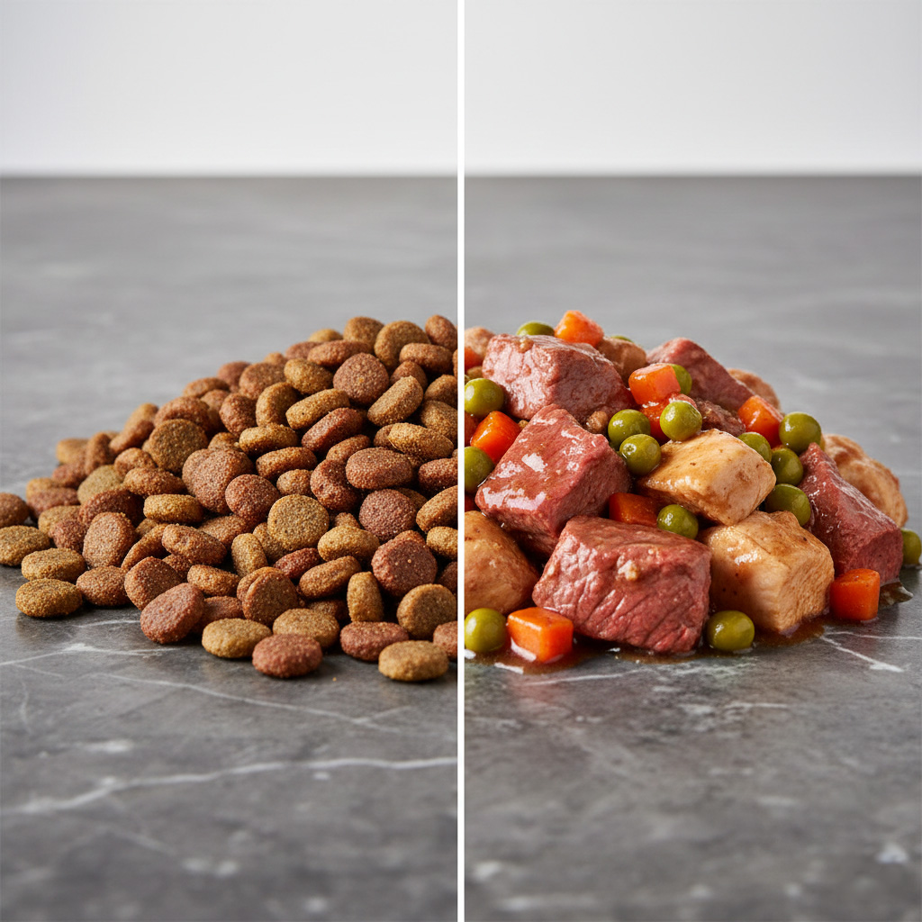 Trockenfutter vs. Nassfutter: Der große Vergleich